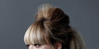 Hairstyles for medium hair for a celebration